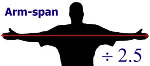 Arm span measurement